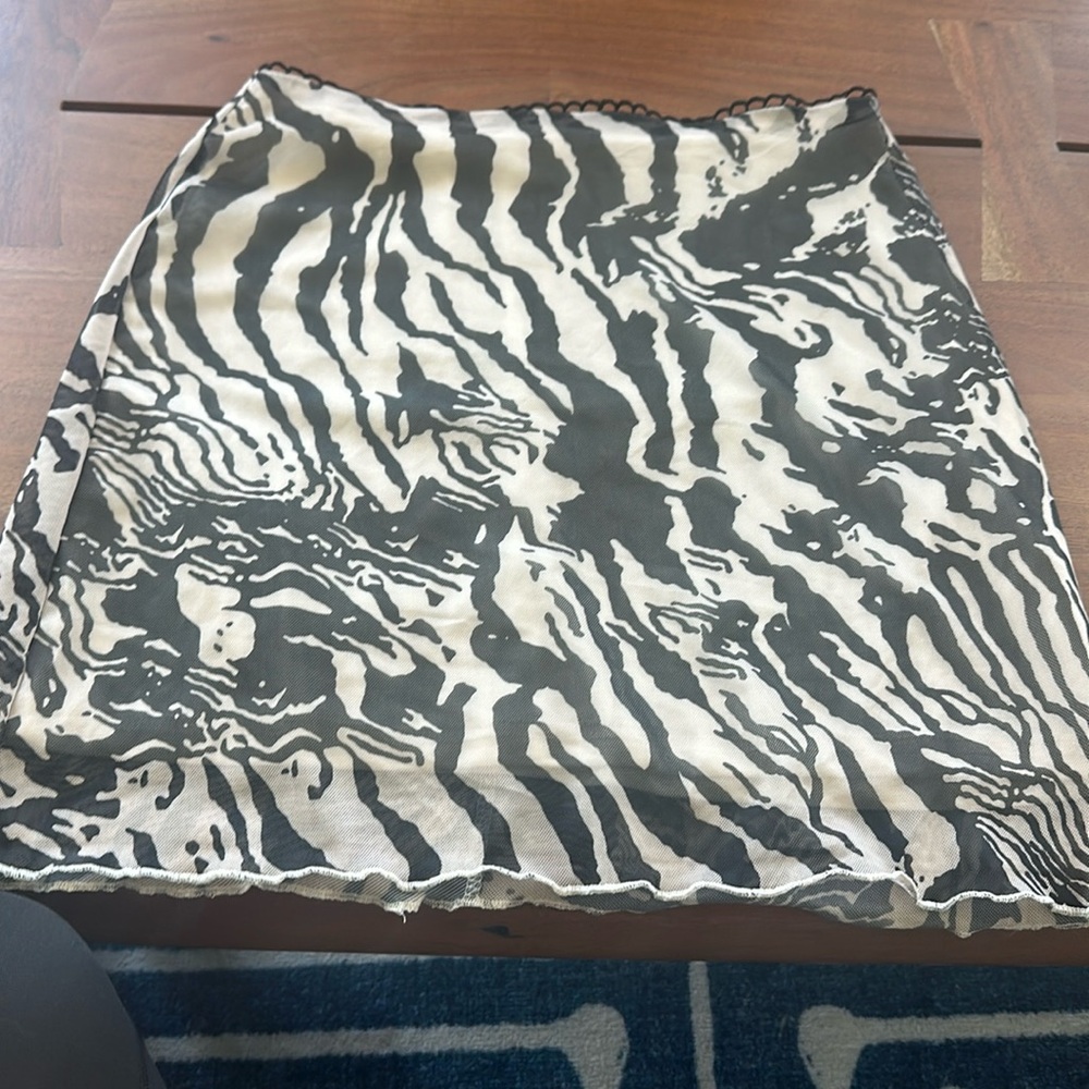 Zebra skirt
